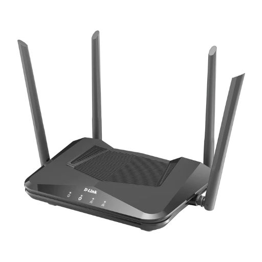 a product shot of D-Link EXO AX1800