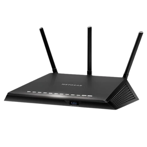 a product shot of Netgear R6700 wifi router